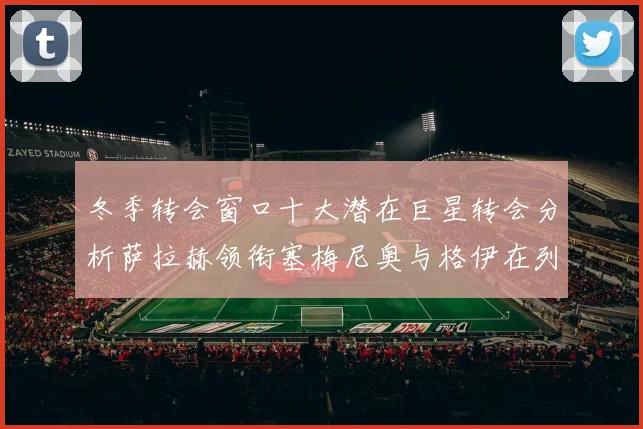 冬季转会窗口十大潜在巨星转会分析萨拉赫领衔塞梅尼奥与格伊在列
